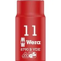 VDE Zyklop-Steckschlüssel-Einsatz, 11mm, 3/8" rot/gelb, isoliert bis 1.000 Volt