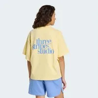 adidas Sportswear T-Shirt W 3SS GFX TEE2 Print T-Shirt, locker geschnitten