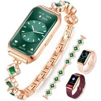 Luckice Smartwatch Damen, Intelligente Multifunktions-Sportuhr,Tracker Uhr Smartwatch (Smartwatch Fitness Tracker Uhr IP68 Wasserdicht,1.7" HD Voll Touchscreen Fitnessuhr Tracker mit Blutsauerstoff/Pulsmesser/Sportuhr/Schrittzähler/Schlafmonitor Akti