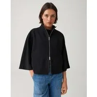OPUS Jackenblazer Jacke mit Stehkragen und Reißverschluss Formstabile Qualität mit modernem Charakter