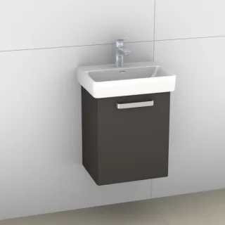 Artiqua 415 Waschtischunterschrank für Pro S 815961, Stahlgrau, 415-WUT-L50-R-7142-88 415-WUT-L50-R-7142-88