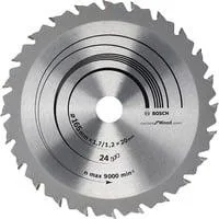 PRO Wood Kreissägeblatt, Ø 165mm, 24Z Bohrung 20mm, für Handkreissägen