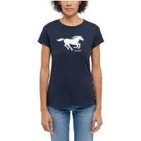 MUSTANG T-Shirt MU-Loa Figurbetonende Passform