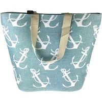 BambiniWelt by Rafael K. XL-Strandtasche Strandtasche mit Reißverschluss Beachbag Shopper Schultertasche