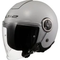 LS2 Motorradhelm OF620 Classy Solid Jethelm, vorbereitet für Kommunikationssystem,integriertes Sonnenvisier