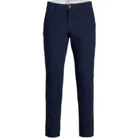 Jack & Jones Chinohose JJIMARCO JJDAVE AKM NAVY BLAZER aus Baumwolle