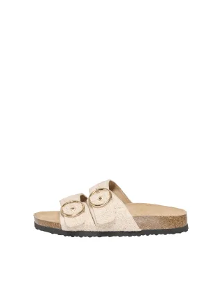 ONLY SHOES - ONLMAXI-18 WOVEN BUCKLE SANDAL Biscotti - Gr. - 38