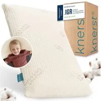 KNERST Kopfkissen für Kinder Memory Schaum Kinderkissen 2-5 Jahre u. 6-10 Jahre, Füllung: CosyPUR Memory Gedächtnisschaum, Seitenschläfer, Bauchschläfer, Rückenschläfer, Nackenstützkissen - stützend & gemütlich - Made in Germany