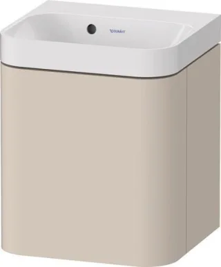 Duravit Happy D.2 Plus c-shaped Set wandhängend Taupe 400x360x480 mm - HP4344N83830000 HP4344N83830000
