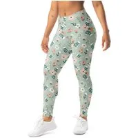 DECALVIBES Funktionsleggings Damen Leggings Basic Happy Flowers Meadow Blickdicht, 4-Wege-Stretch, elastischer Bund, weiches Material