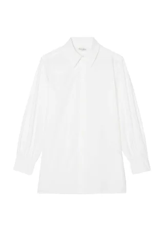 Marc OPolo Casual - Popeline-Bluse weiß - Gr. - 38