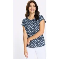 Sieh an! T-Shirt Kurzarm-Shirt Extra kurz