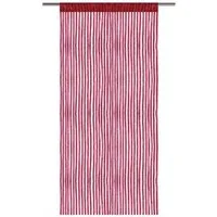 Bestlivings Fadenvorhang, Stangendurchzug, halbtransparent, Fadengardine mit Stangendurchzug (90 x 200cm bis 300 x 250cm)