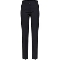 GREIFF Anzughose Greiff Corporate BASIC Damen Business-Hose Slim-Fit Schwarz