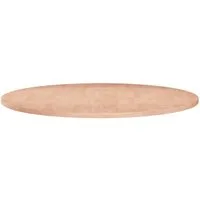 vidaXL Tischplatte Runde Tischplatte Ø70x1,5 cm Unbehandeltes Massivholz Eiche (1 St)