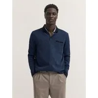 bugatti Poloshirt Modern Fit Modern Fit Brusttasche Kontraststreifen