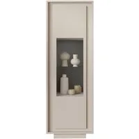 Home affaire Vitrine Sky, B/H 67/197 cm, Vitrinenschrank/Standvitrine/Glasvitrine, 1 Tür Softclosing, Korpus & Front 22 mm stark, Rahmen-Optik