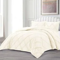alesvelt Tagesdecke Set Lara Überwurf Decke 3-Teilig 240 x 250 cm 2-Personen