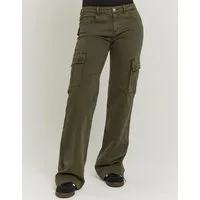 Tally Weijl Bootcuthose SPACOWELLE Baumwollmischung, im Cargo-Stil mit seitlichen Taschen