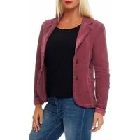 malito more than fashion Jackenblazer malito Damen Blazer im Washed Style, Sakko im Basic Look, Kurzjacke Blazer in Used-Look Optik