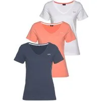 H.I.S T-Shirt Essential-Basics vielseitig kombinierbar (3er-Pack zum Vorteilspreis) lockerer Schnitt, 100% Baumwolle, vielen Farben & großen Größen