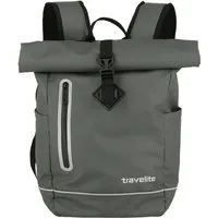 travelite Freizeitrucksack BASICS Roll-Up Rucksack aus Plane, mit variablem Roll-Up-Verschluss