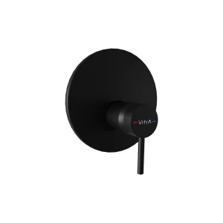 VitrA Minimax Round Einhebel-Brausearmatur V-Box Unterputzmontage Schwarz Matt,A4371136EXP A4371136EXP