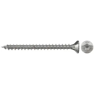 Fischer Spanplattenschraube PowerFast 3,0x25 Edelstahl FPF-ST A2F, Senkkopf, Innenstern TX, A2, VG - 657008