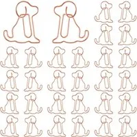FELIXLEO Büroklammer Hund Büroklammern 50 Pcs, für Büro Schule Hause Notebook Poster Foto