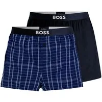 BOSS Boxershorts Boxer Shorts EW (2-St) mit Webgummibund