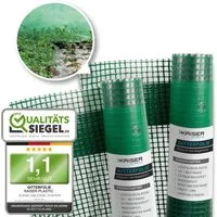 Kaiser plastic Gitterfolie - Gewächshausfolie 1,5 & 2m breite - Gartenfolie, Frühbeetfolie, Extra Stabil, Gewebeplane mit Nadelrand, Wetterfest & UV-beständig
