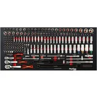 Mephisto-Tools Werkzeugset, (Set), metrisch, inkl. Soft Inlay in Carbon-Optik