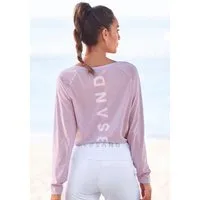 Elbsand Longsleeve Tira mit Logodruck hinten, Langarmshirt, sportlich-casual