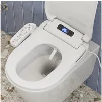 HOROW Dusch-WC-Sitz Bidet Dusch WC Aufsatz, Elektrischer Bidet Sitz mit Fernbedienung (Toilettendeckel mit Bidet)