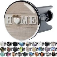 Sanilo Waschbeckenstöpsel mit Motiv, viele schöne Abflussstöpsel zur Auswahl, Ø 4 cm, hochwertig, universell, 100% wasserdicht