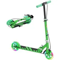 AIYAPLAY Cityroller Roller Kinder Scooter mit Leuchtenden Rädern, Bremse, 0 km/h, (klappbarer Kinderroller, 1 tlg., Höhenverstellbarer Tretroller), klappbarer Tretroller mit verstellbarem Griff