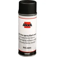 AllorA Sprühlack 1K Spraydose Schwarz matt, RAL 9005, Lackspray, Schnelltrocknend, Witterungsbeständig, lichtecht, Benzinfest