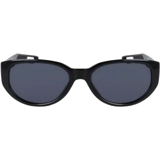 Nike - "Nv07" Oval-Sonnenbrille für Damen (Schwarz/Dunkelgrau)