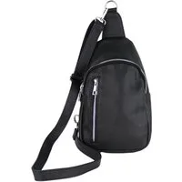 MIRROSI Umhängetasche Sling Bag,Brusttasche, aus Echtleder, Made in Italy (für Ausflüge, Reisen, Wanderungen, und Partys, Mittelgroß, 18x30x7cm, (1 Tasche & 1 Gurt), auch für die Verwendung als Rucksack oder Daypack geeignet