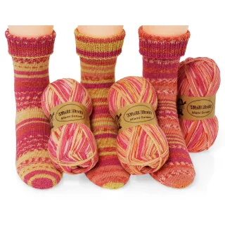 Woll Butt Sockenwollpaket "Miami Sunset", 300 g