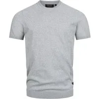 Indicode T-Shirt Herren INVasko Shirt Tee Herrenshirt T-Shirt Feinstrick mit Rippstricksaum