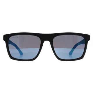 Lacoste Rectangle Mens Matte Schwarz Blau L957S