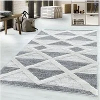 Ayyildiz Teppiche Teppich PISA 4709, rechteckig, Höhe: 20 mm, Läufer, auch rund, Hoch Tief Struktur, Wohnzimmer, Schlafzimmer