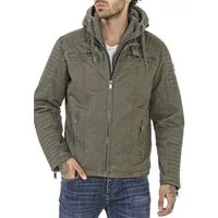 RedBridge Bikerjacke mit abnehmbarer Kapuze Übergangsjacke