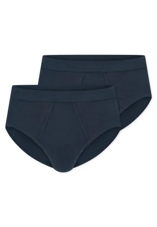 SCHIESSER - 2PACK Sportslip navy - Gr. - 6