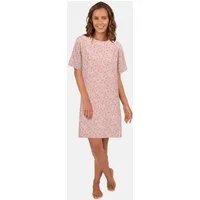 TOM TAILOR Nachthemd Westport mit Print, Kurzarm, Rundhalsausschnitt, Baumwollmix, bequem, weich
