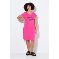 Angel of Style Jerseykleid Shirtkleid A-Linie Jersey Glitzer-Schriftzug