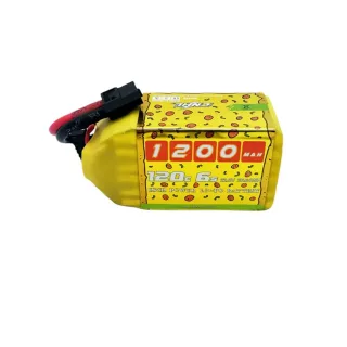 CNHL Pizza Series 22.2V 1200mAh 120C 6S LiPo Battery XT60 Plug for RC Drone FPV Racing