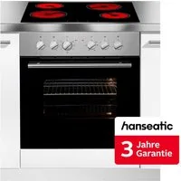 Hanseatic Elektro-Herd-Set HB75AS+HC46CB, inkl. 3 Jahre Herstellergarantie