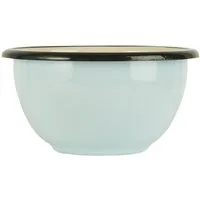Ib Laursen Schüssel Emaille Schale Retro Vintage Servierschale Müslischale Schüssel/Tasse, Schale klein, Emaille in nostalgischen Stil
